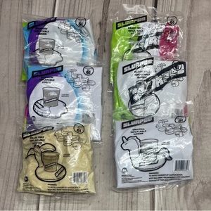 7 Eleven 6 Inflatable Koozie Cup Holder Unicorns Beach Balls Palm Tree Rainbow